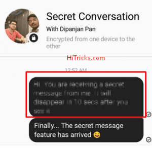 How to start a Secret Conversation on Facebook Messenger?