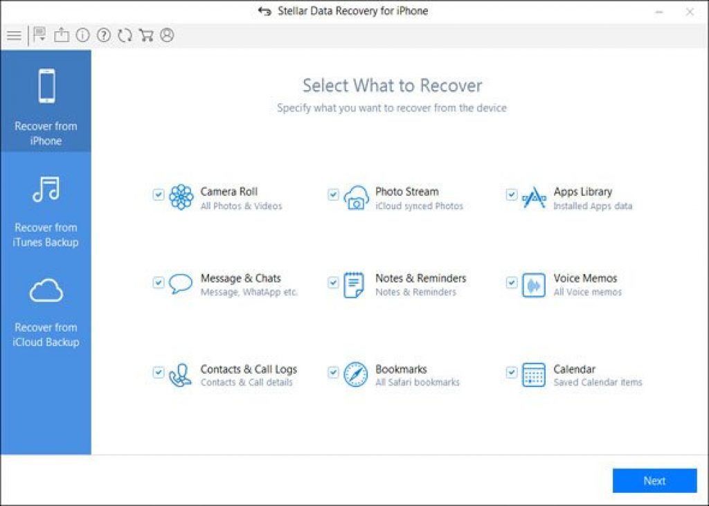 Stellar Data Recovery for iOS